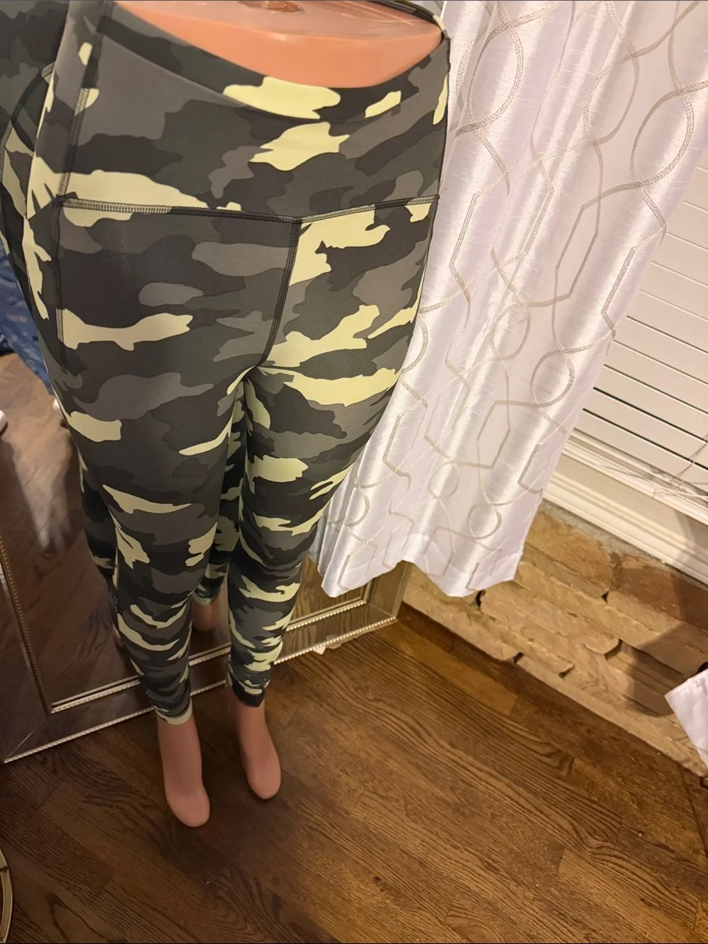 lululemon athletica Green Camo High-Waist Leggings